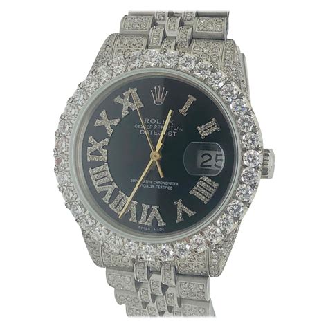 high quality simulated vvs diamond rolex mens|More.